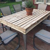 Patio Coffee Table Out of Wooden Pallets | Pallet Ideas: Recycled