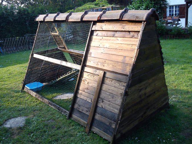 Pallets Made Hen Shelter Pallet Ideas   Pallets Hen Shelter 1 