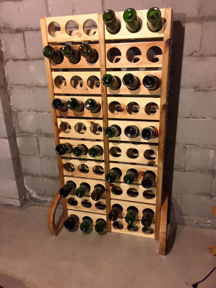 Wood Pallet Wine Rack | Pallet Ideas