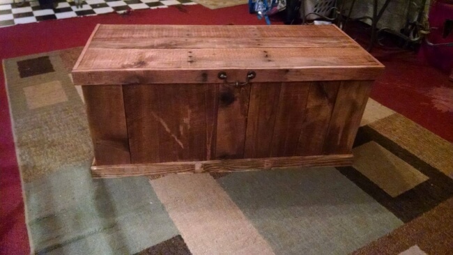 Pallet Chest   Coffee Table   Toybox 